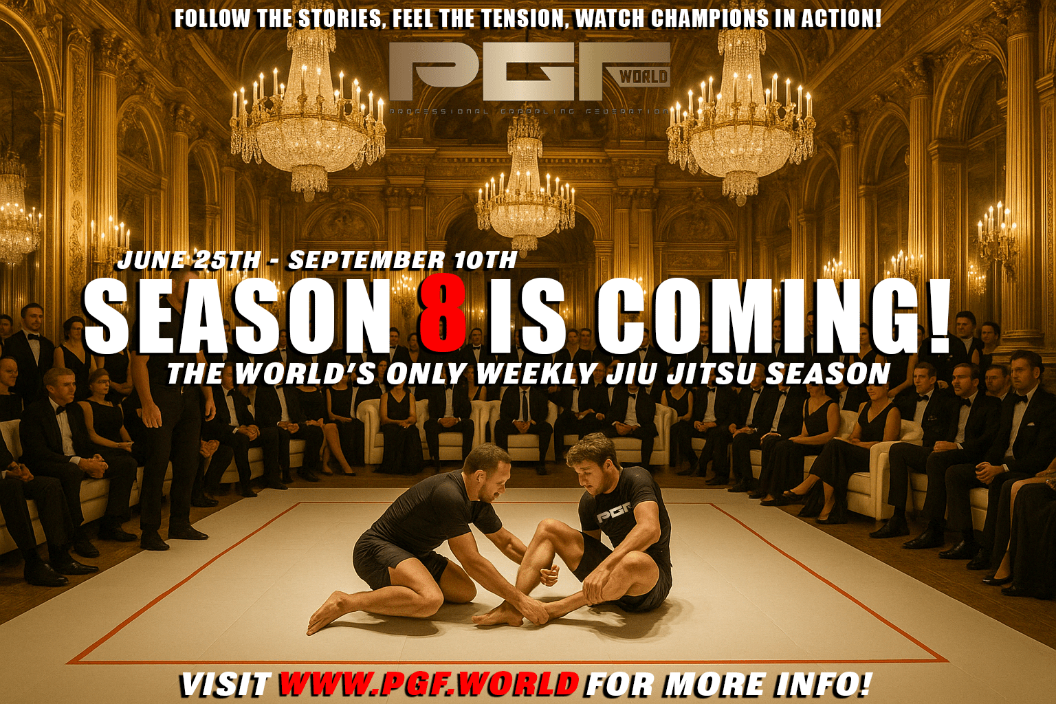 PGF Season 8. First Weekly Jiu Jitsu Season